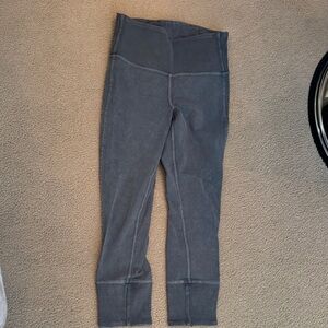 Gray High-Waisted Lululemon Leggings